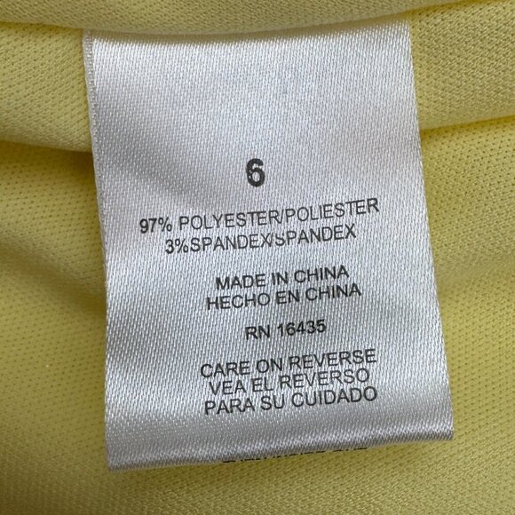 Nanette Kids Textured Yellow Fancy/Sparkle/Special Occasion Jacket Kid's Size 6 - Picture 7 of 8